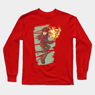 Hiccup, a Hero the Hard Way (textless) Long Sleeve T-Shirt